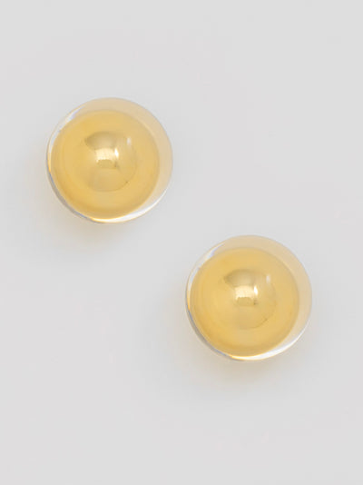 Lucite Covered Bead Stud Earring