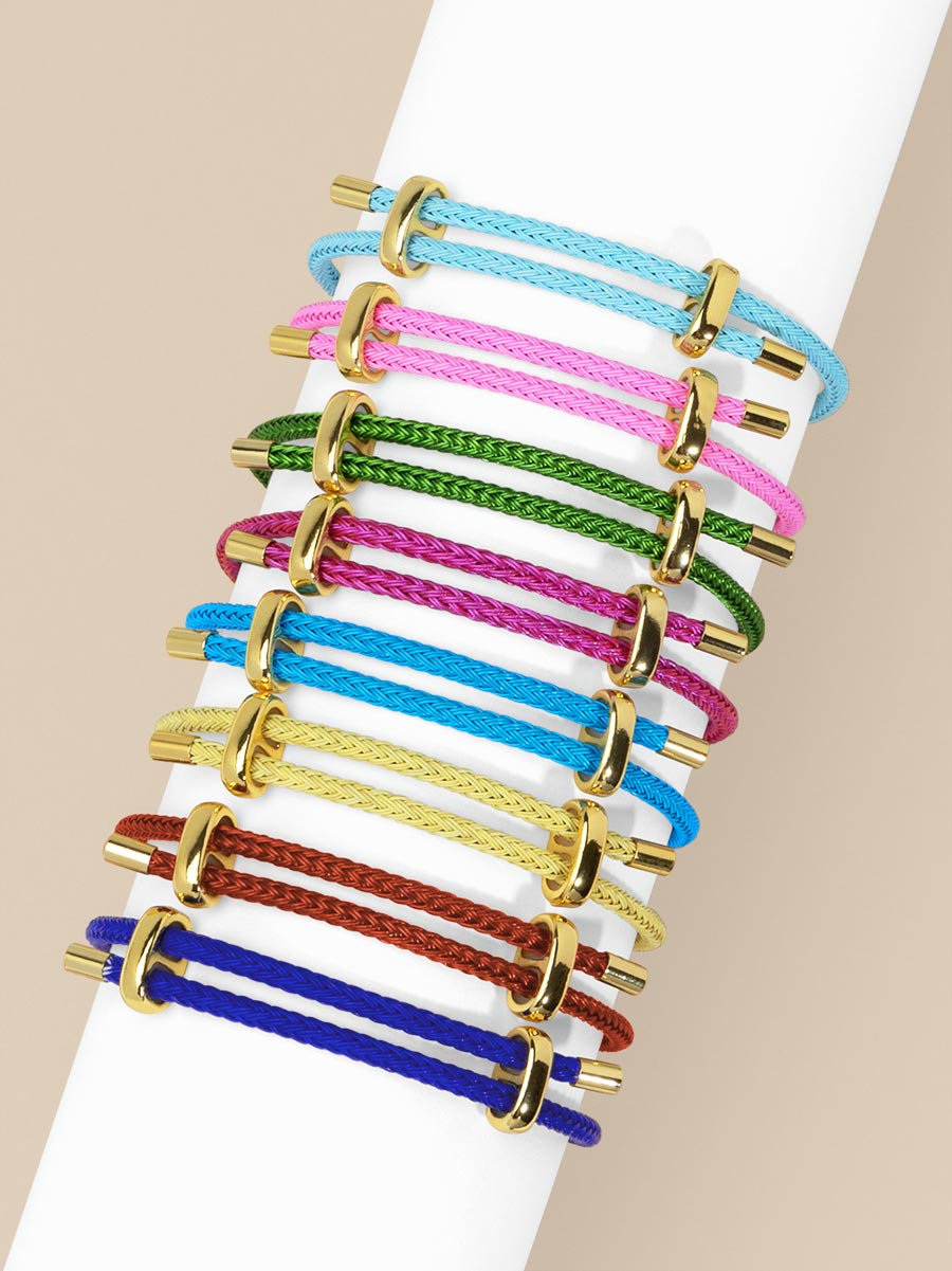 Adjustable Braided Rope Bracelet | ZENZII Wholesale Jewelry
