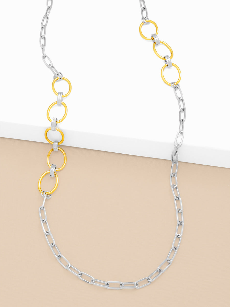 Pastel Pop Oval Link Necklace – Multi main image 0