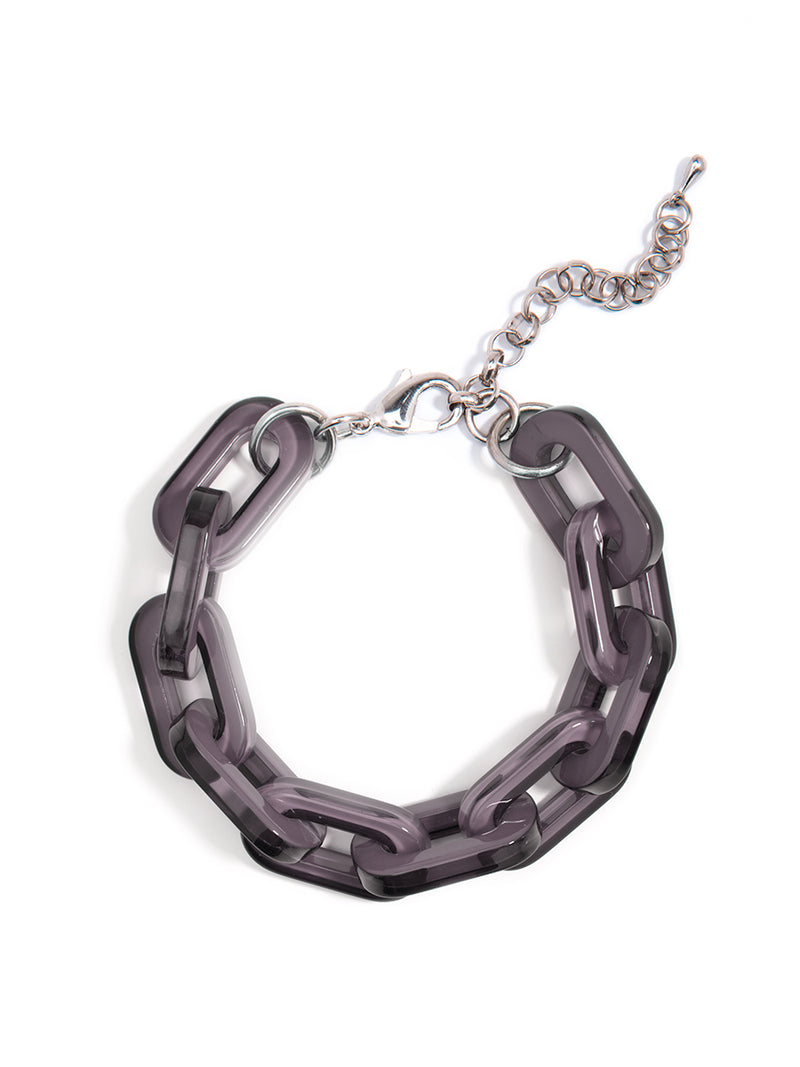Chain-Ed On Style Bracelet - Violet
