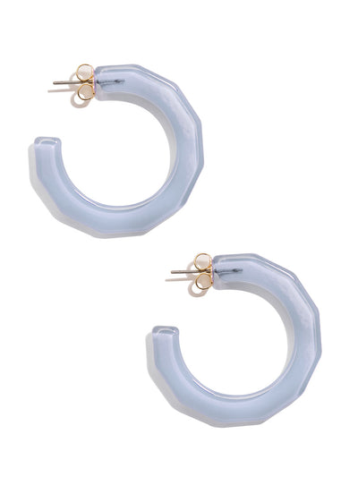 Small Textured Hoop Earring - L.BLU