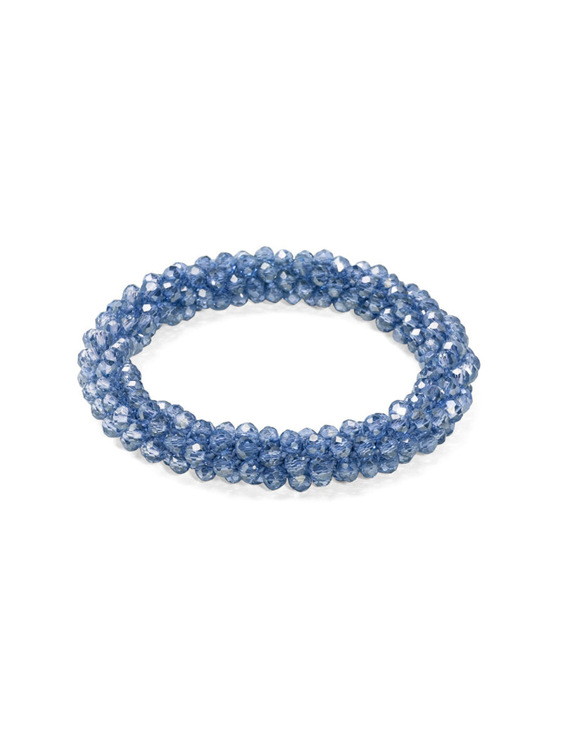 Woven Crystal Stretch Bracelet