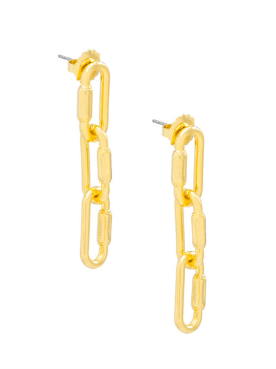 Triple Carabiner Drop Earring