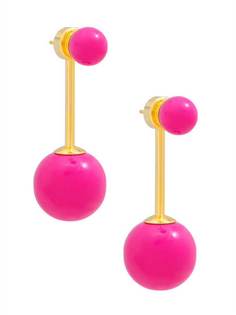 Ball Ear Jacket Earring