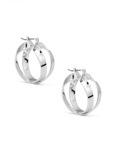 Double Band Hoop Earring