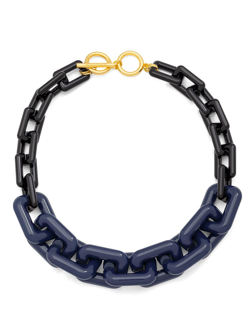 Resin Chunky Link Collar Necklace