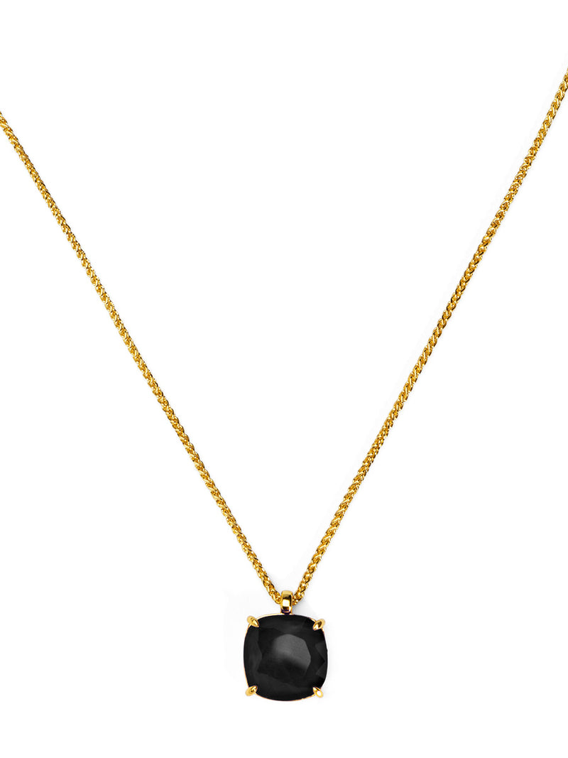 Square Crystal Short Necklace