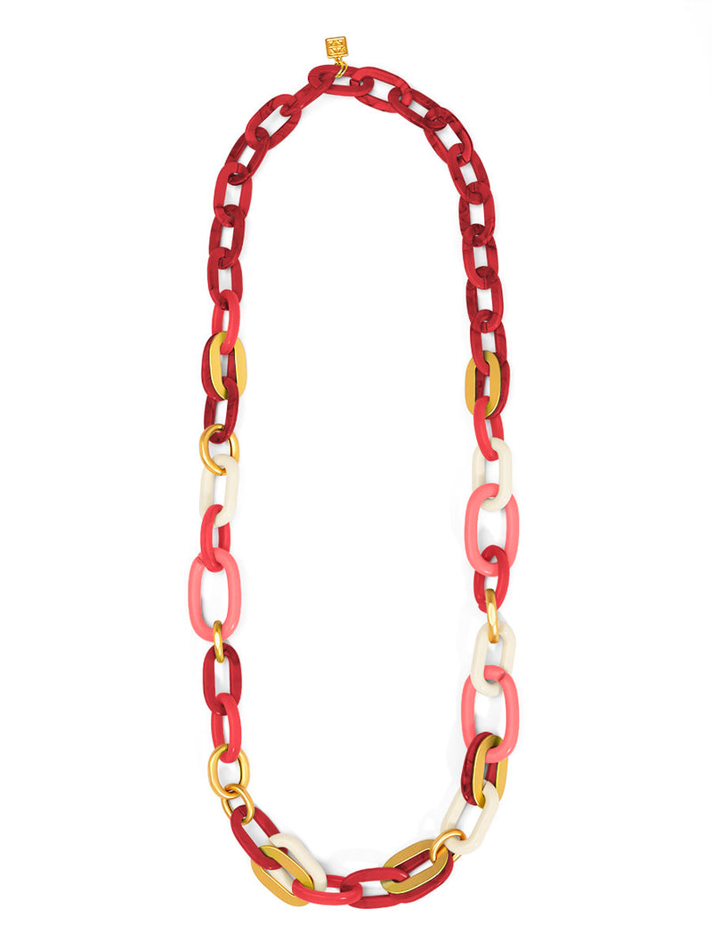 Mixed Link Long Necklace