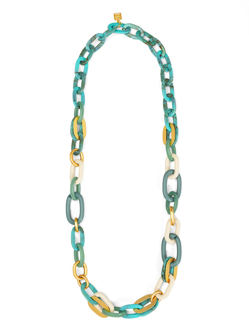 Mixed Link Long Necklace