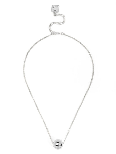 Single Ball Pendant Necklace