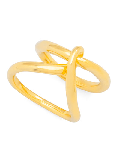 Metal Double Knot Ring