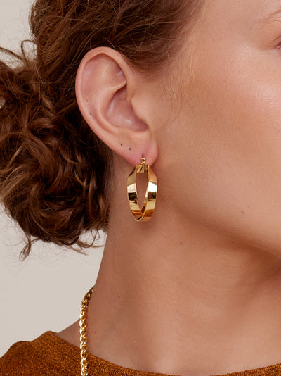 Double Band Hoop Earring