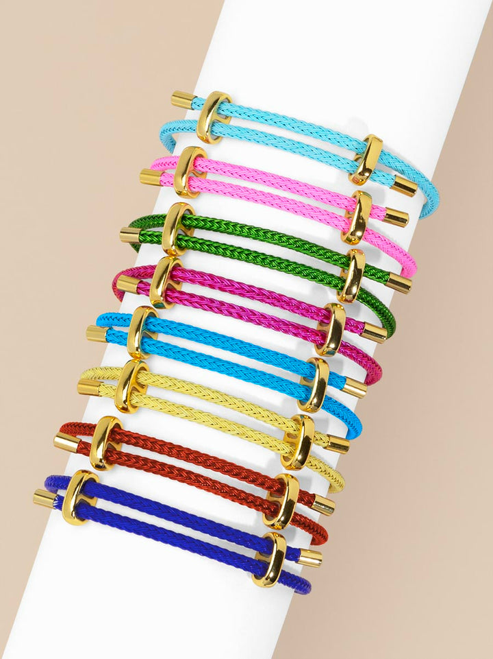 5pcs Ensemble Bracelets En Corde Élégants Multi Couches - France