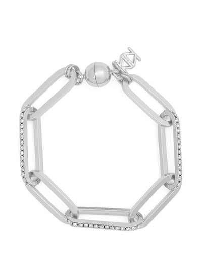 Alternating Crystal Links Bracelet