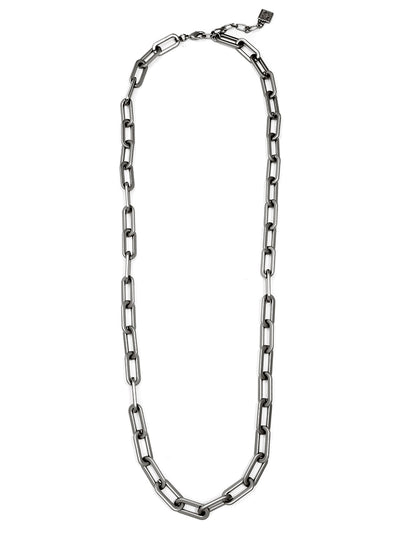 Cable Link Long Necklace