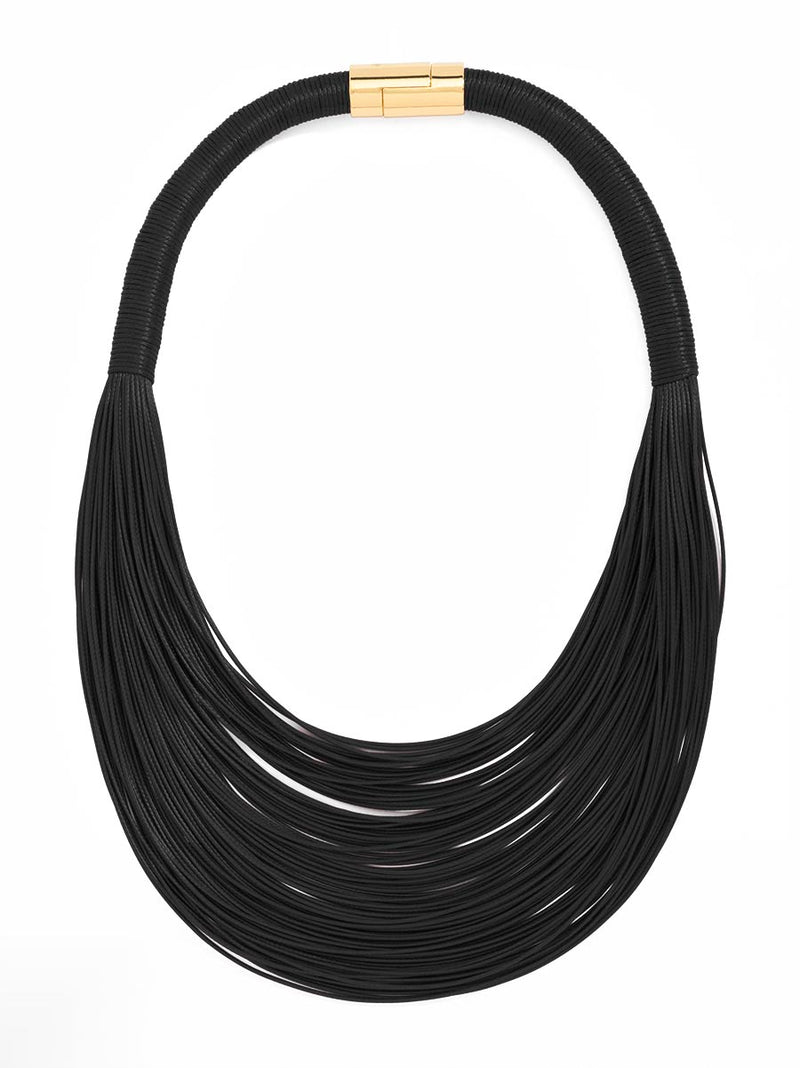 Boho Heart Charm PU Leather Collar Choker Necklace – ArtGalleryZen