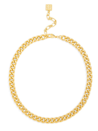 Mini Curb Chain Collar Necklace