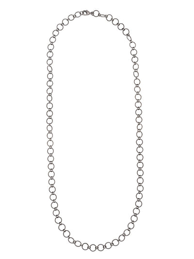 Hematite Loop Chain Necklace