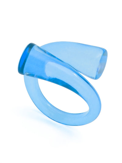 Lucite Crossover Ring