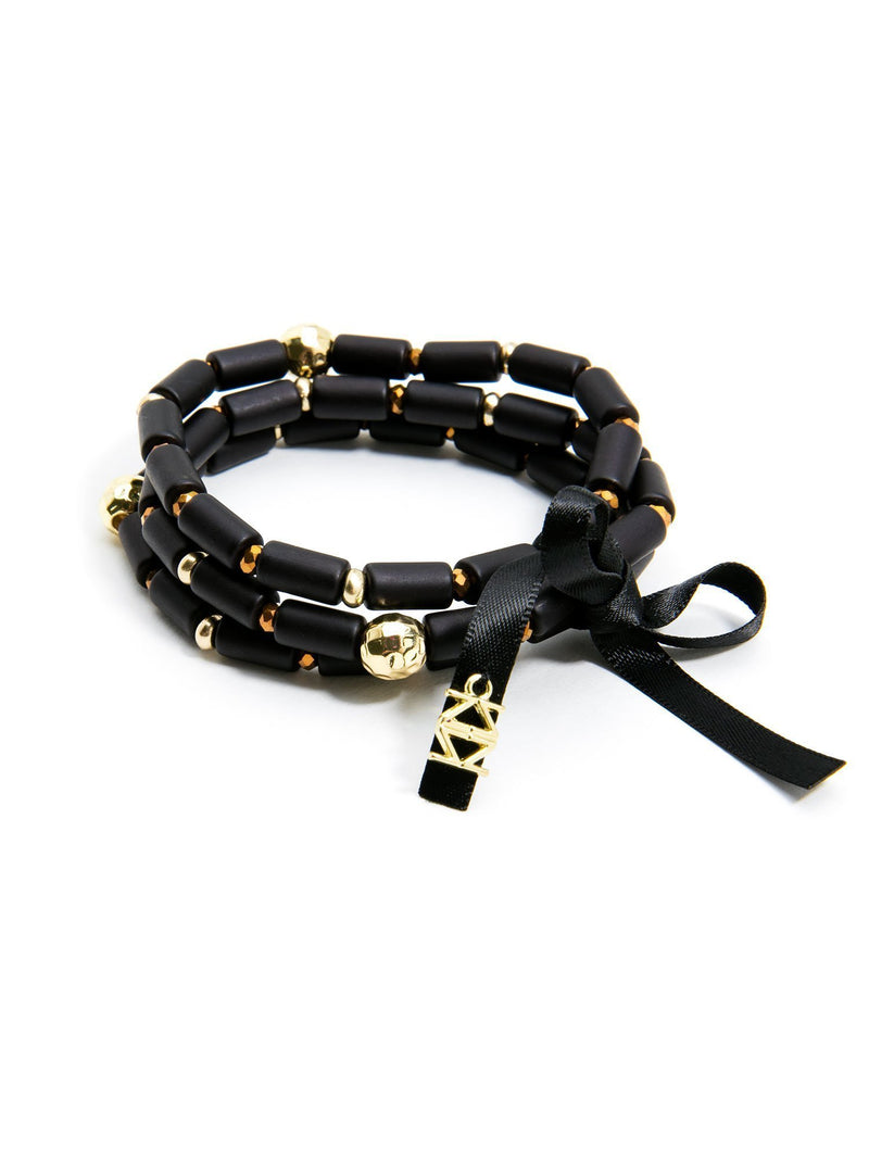 Luxor Beaded Bracelet - Black