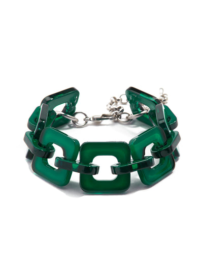 Box Out Bracelet - Deep Green