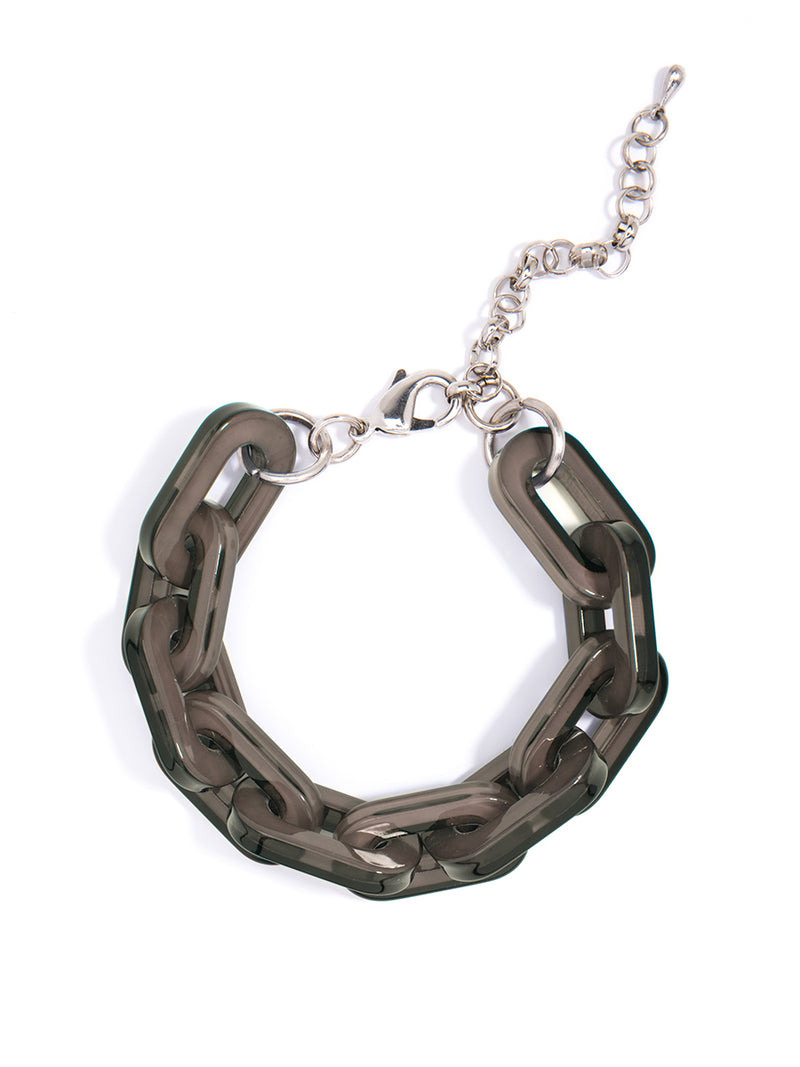 Chain-Ed On Style Bracelet - Chocolate Brown 