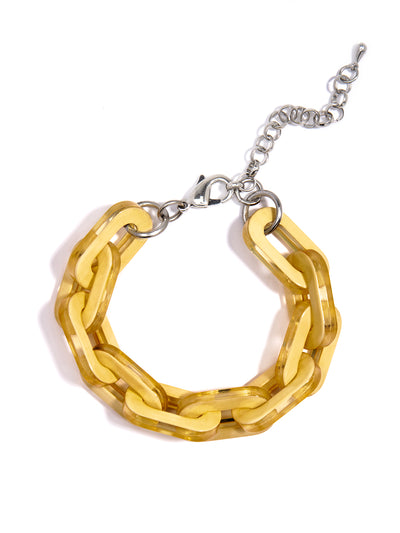 Chain-Ed On Style Bracelet - Honey