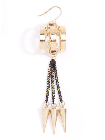 Swingy Spike with Ring Earring
