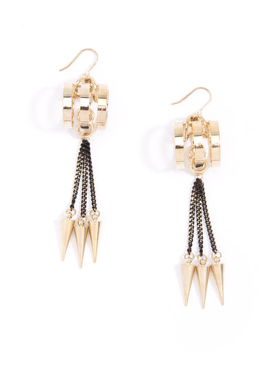 Swingy Spike with Ring Earring