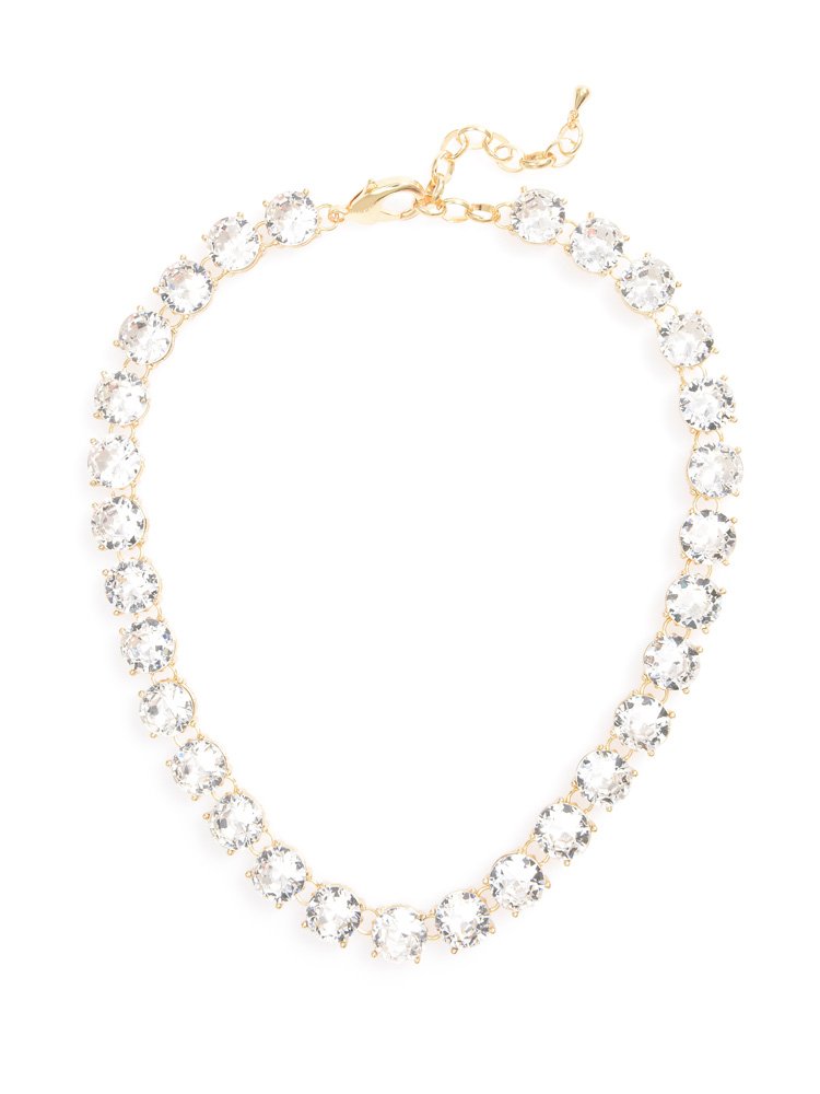 Crystal Royale Necklace  - color is Clear | ZENZII Wholesale