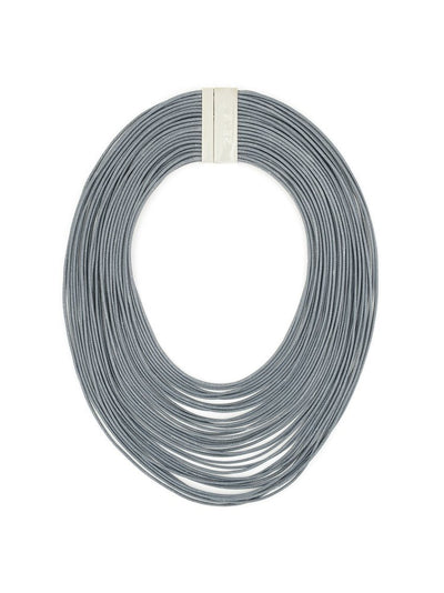 Tight Rope Necklace  - color is Dark Gray | ZENZII Wholesale