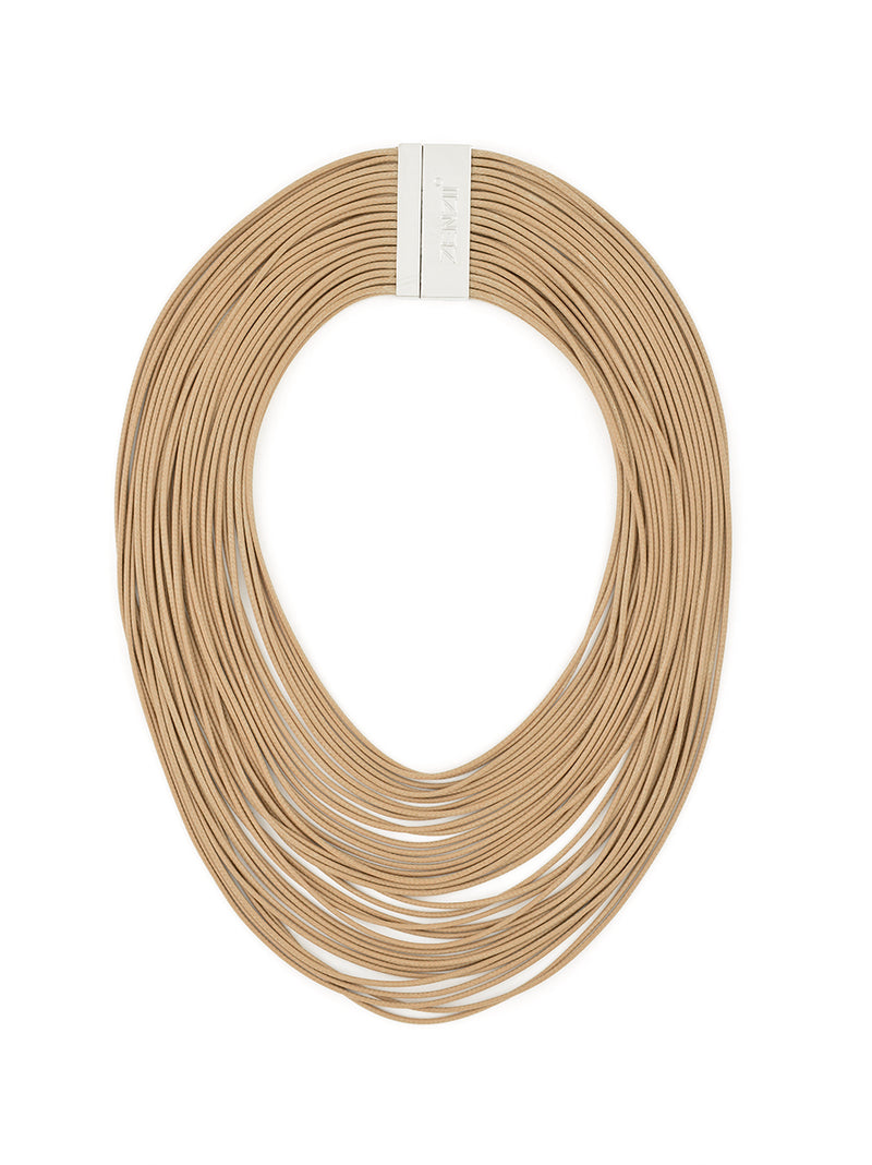 Tight Rope Necklace - TAN