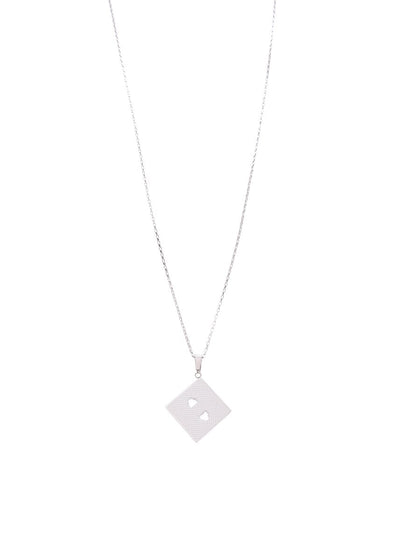 Plug It In Charm Necklace  - color is Silver | ZENZII Wholesale