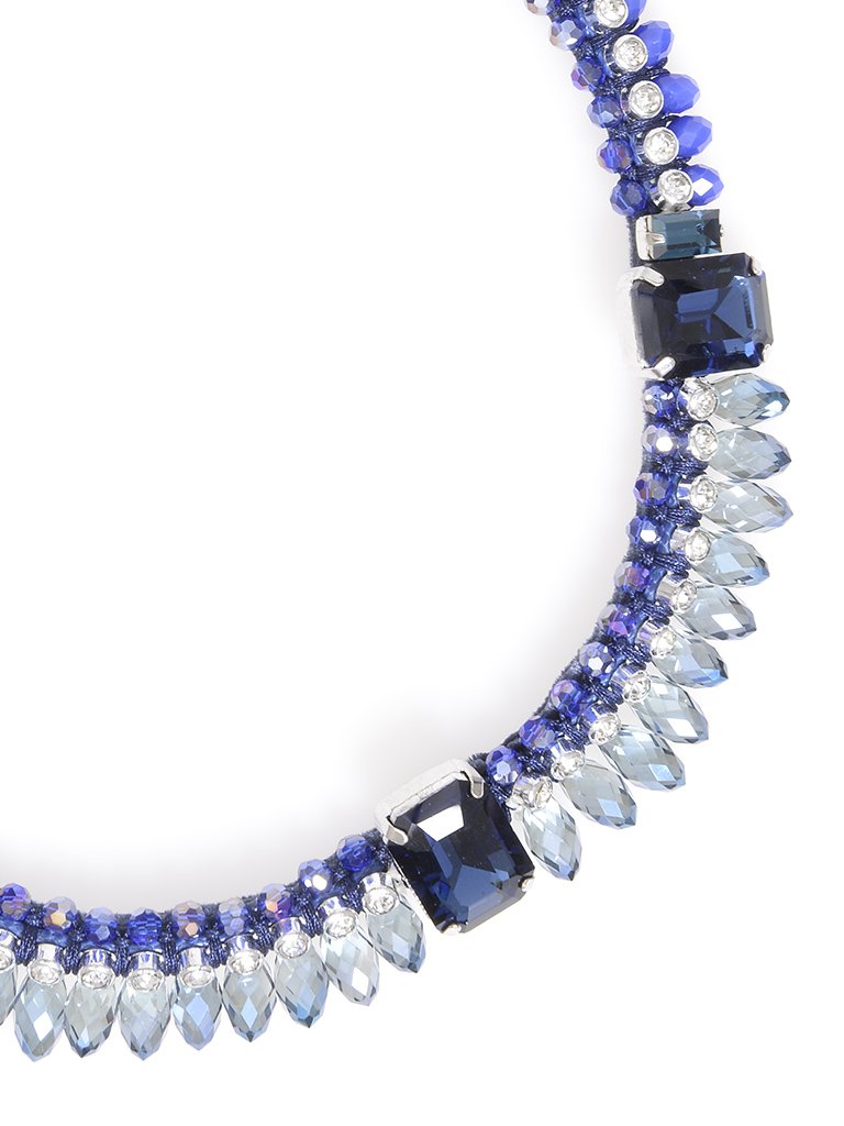 Royal Blue Necklace  - color is Blue | ZENZII Wholesale