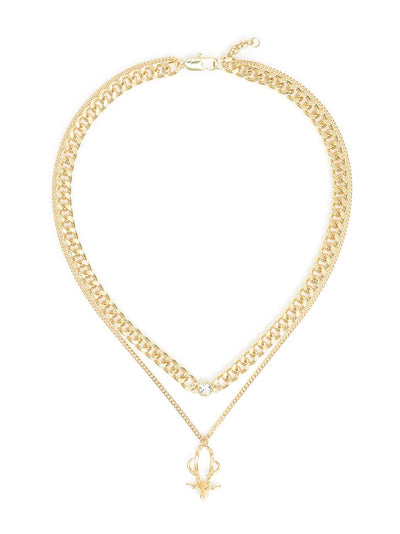 The Buck Stops Here Necklace  - color is Gold | ZENZII Wholesale