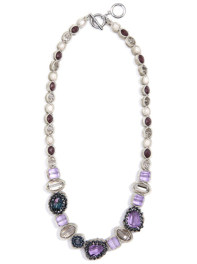 Velvet and Crystal Collar Necklace