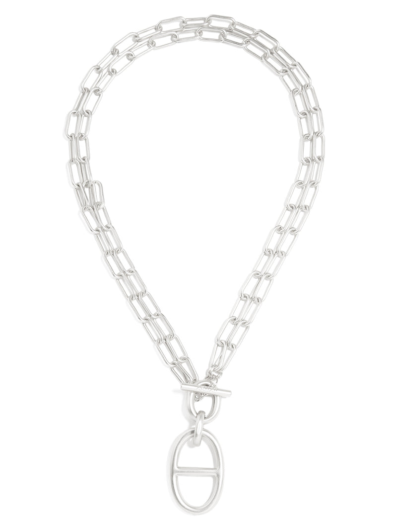 Mariner Link Charm Pendant Necklace - MS