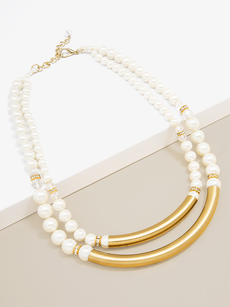 Estate Vintage Pearl Necklace  - color is Pearl | ZENZII Wholesale