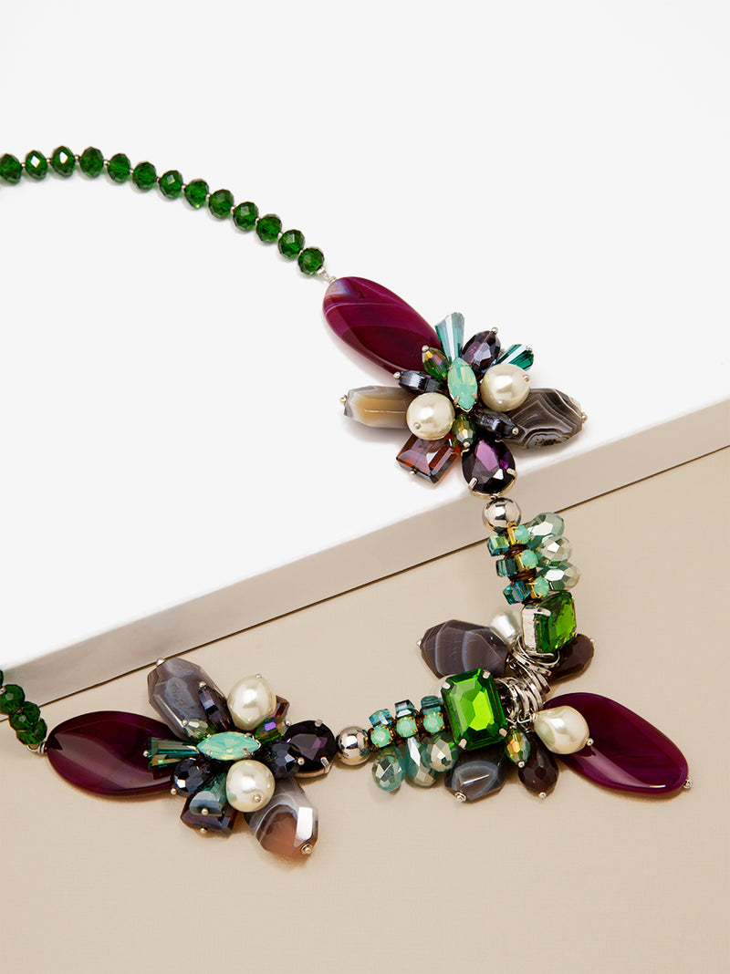 Park Avenue Playful Necklace  - color is Multi | ZENZII Wholesale